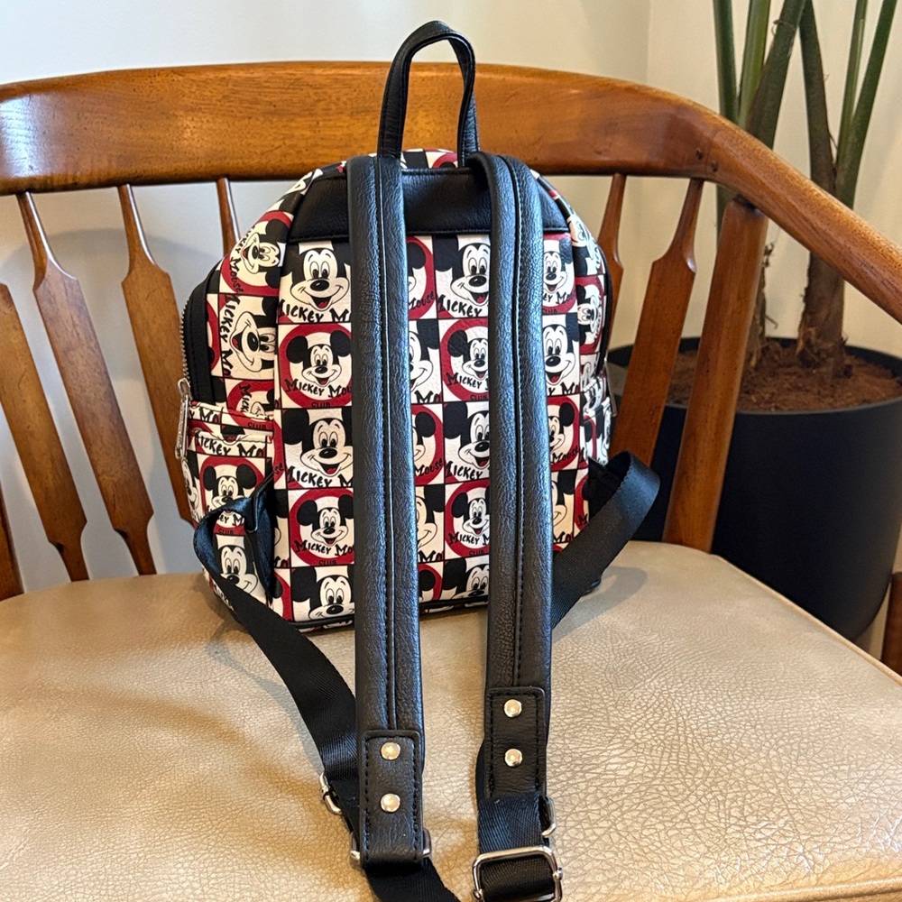 Disney Parks Loungefly Mickey Mouse Club Backpack - Picture 3 of 7